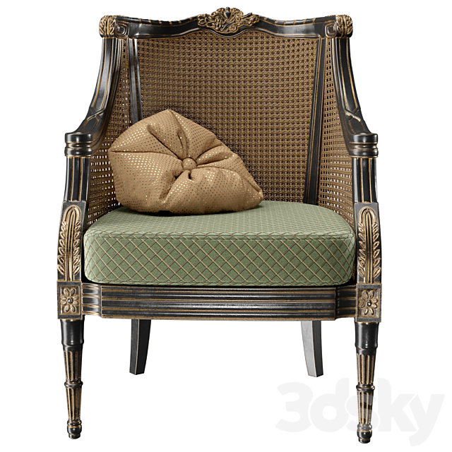SOFA ĐƠN CỔ ĐIỂN LOUIS 16 (Arm chair Vittorio Grifoni 2271)